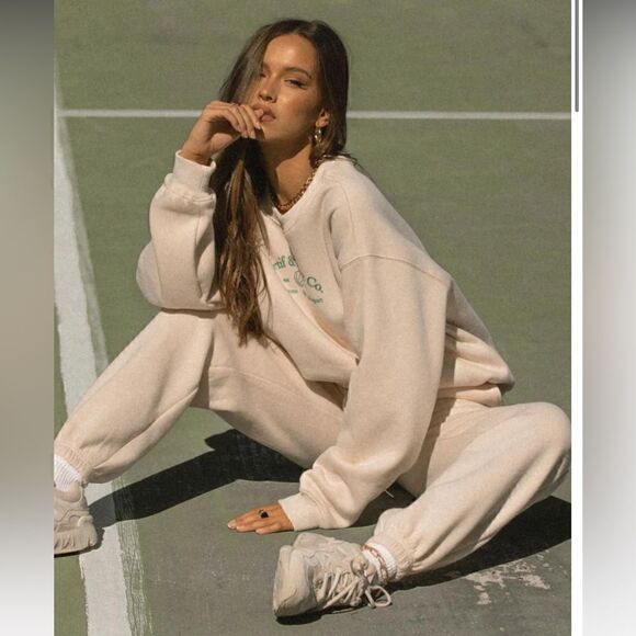 NWT Princess Polly MVP Sportif Cream Sweatpant | SZ 4 - Picture 3 of 14